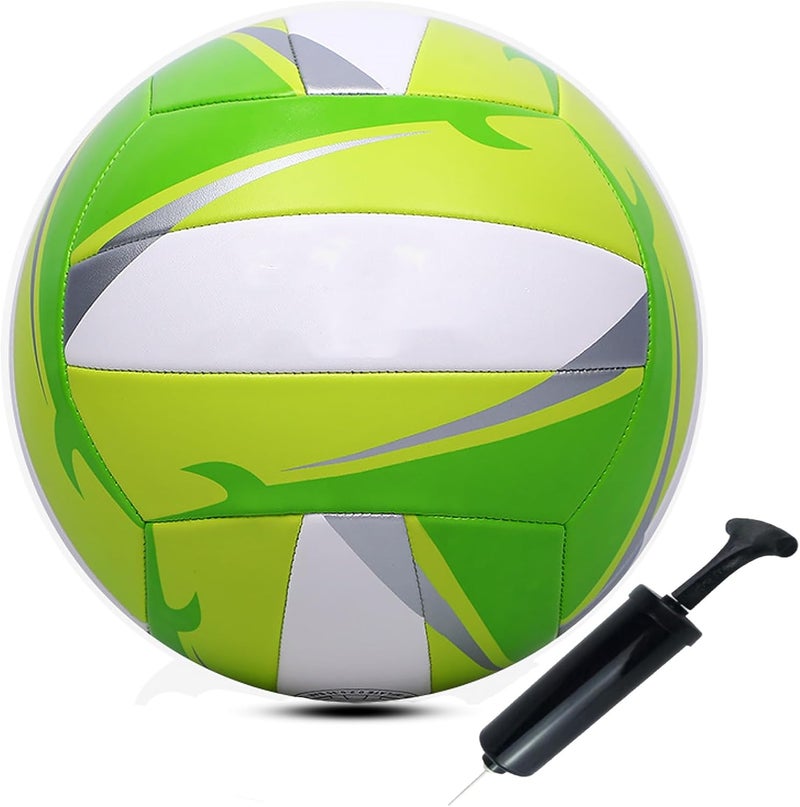 NBSPT Volleyball Training Practice Standard Size Soft Leather Indoor Outdoor Playground Sand Beach Coach Beginners Come with Pump and Needle - Image 1